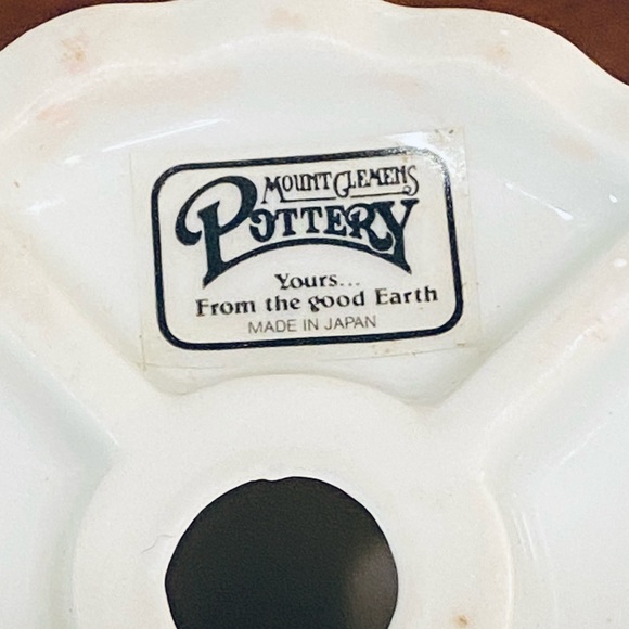 🎄VTG 1980s Christmas Porcelain Candlesticks by Mount Clemens - Picture 8 of 8